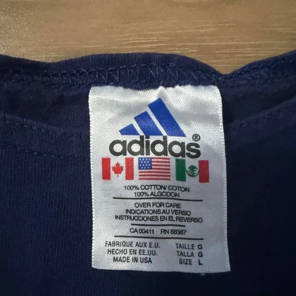 Vintage 90s Adidas Tank top basketball Style beach summer graphic